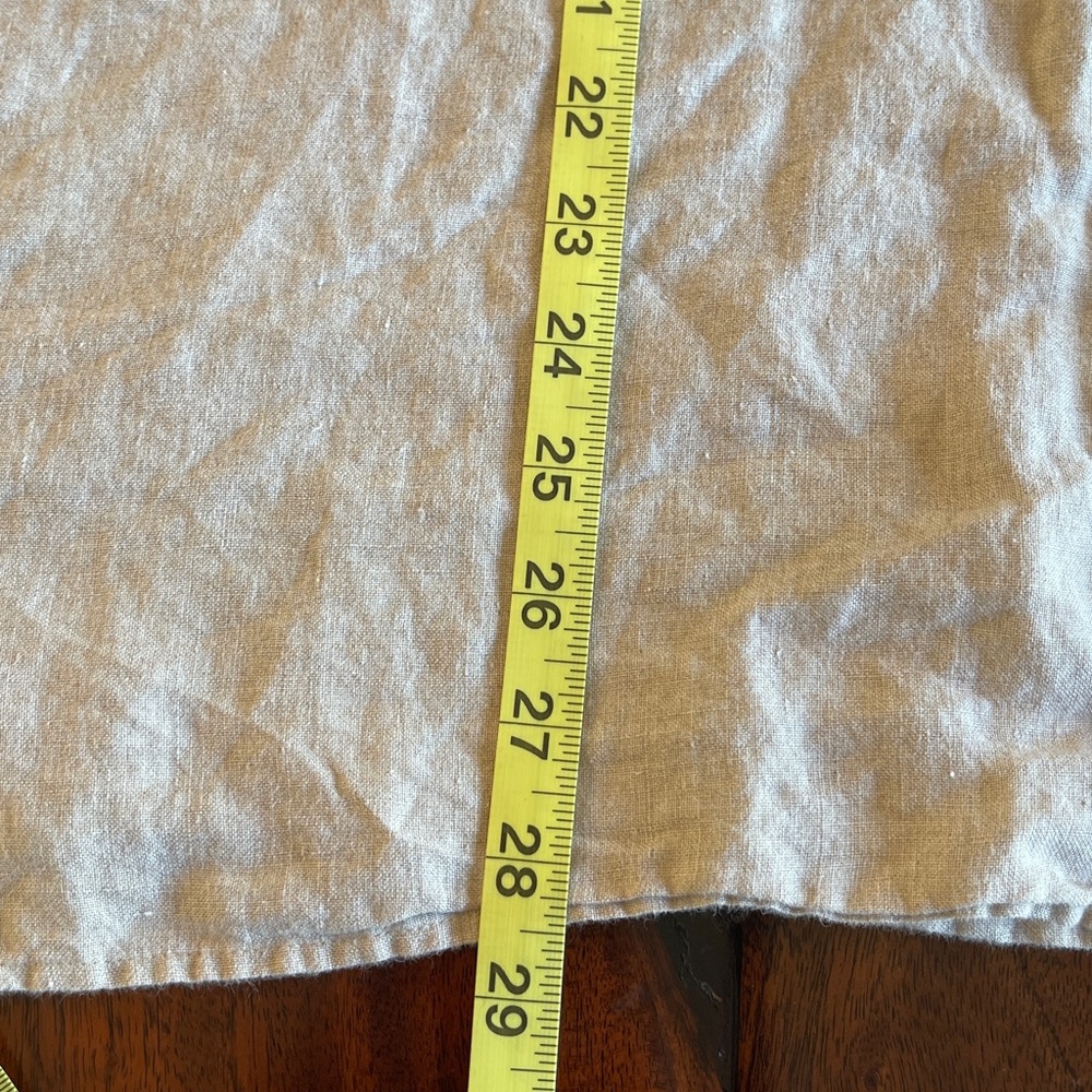 L.L. Bean Casual Beige Button Down Shirt - Picture 7 of 8